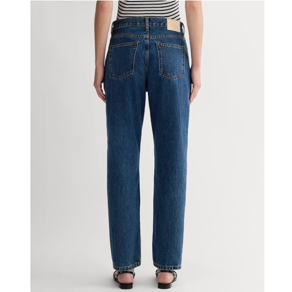 Everlane The '90s Cheeky Jean In Deep Atlantic Wash Size 26 Ankle - Picture 2 of 15